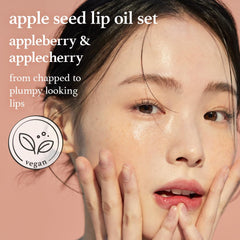 NOONI Applecherry Lip Oil bottle reveals natural tint and hydration.