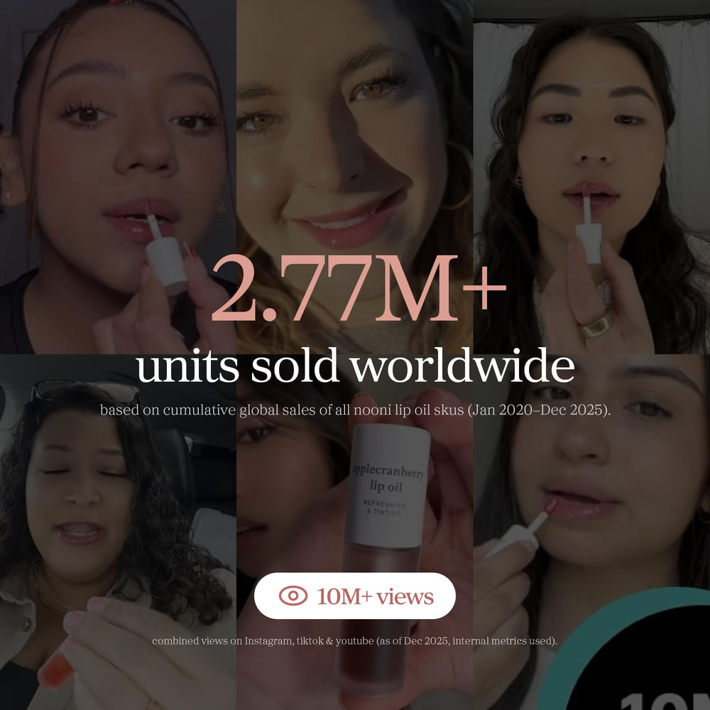 Aplicador de punta precisa NOONI Lip Oil para una aplicación exacta.