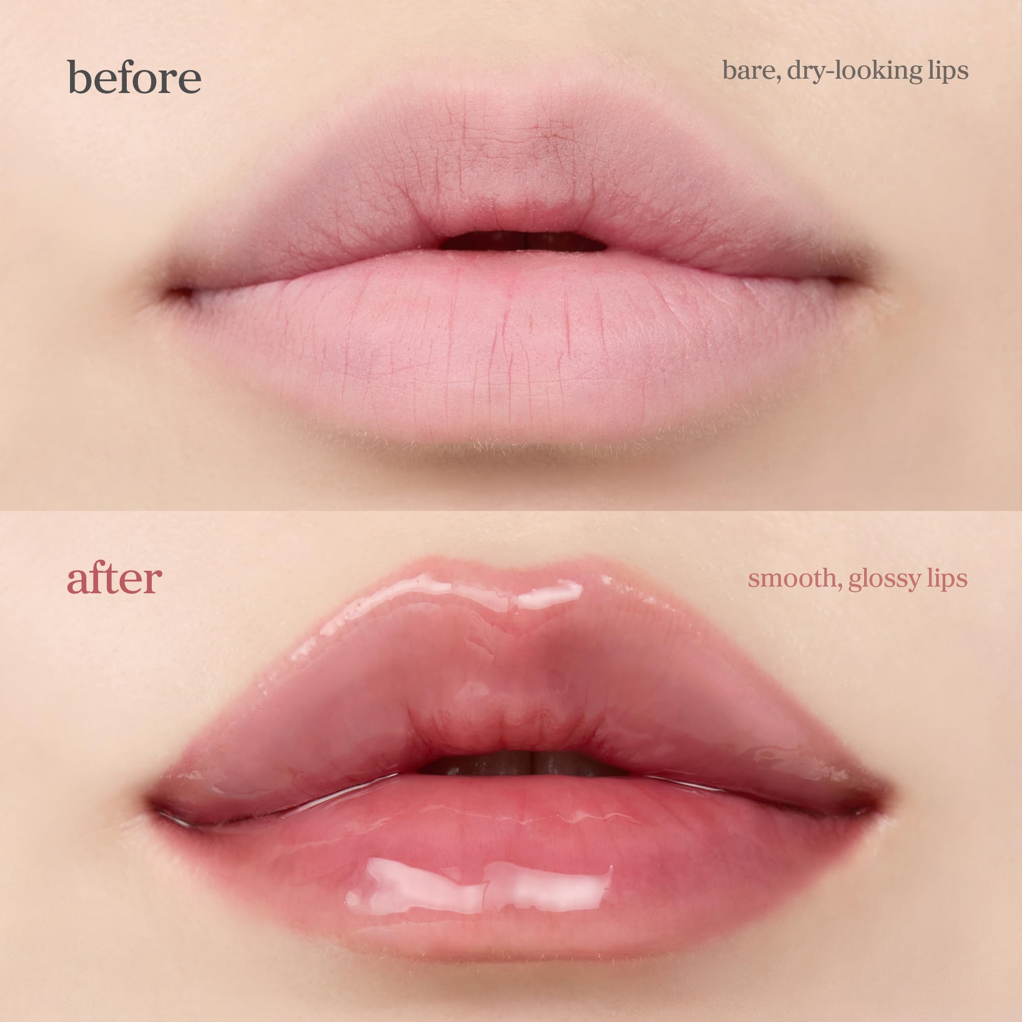 Efecto plumping sutil NOONI Lip Oil ofrece plenitud natural.