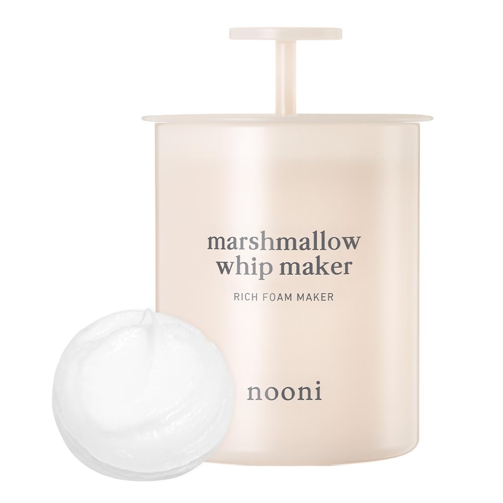 NOONI Creador de espuma marshmallow frente: espuma densa para limpieza suave.