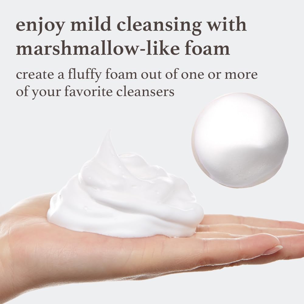 NOONI Creador de espuma marshmallow muestra textura cremosa y sedosa.
