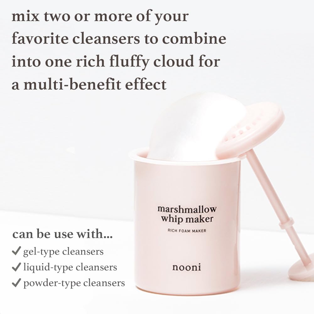 NOONI Creador de espuma marshmallow, ideal para piel sensible y limpia.