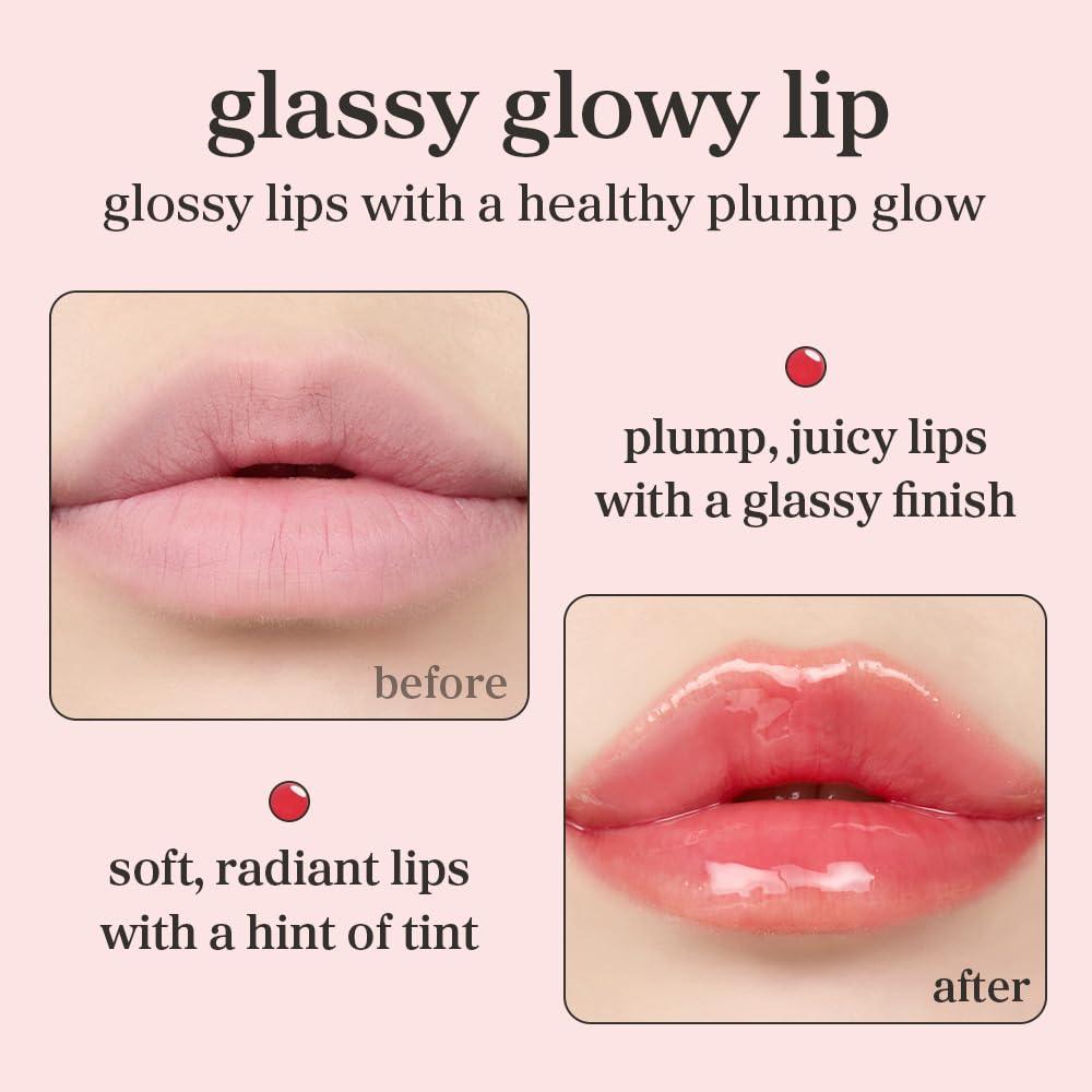 Nooni lip oil with apple seed oil close-up highlights nourishing hydration.