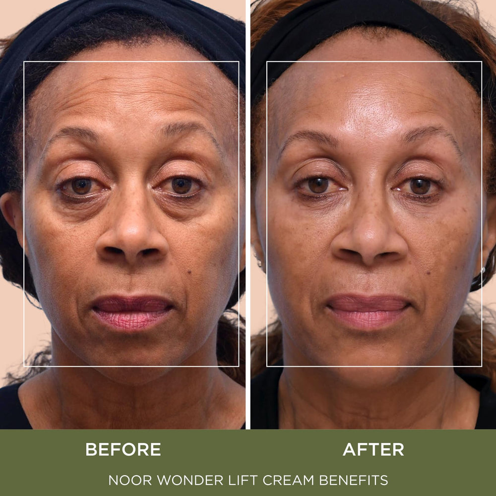 Noor Hair Noor Wonder Lift Cream closeup reveals rich emollients for hydration.