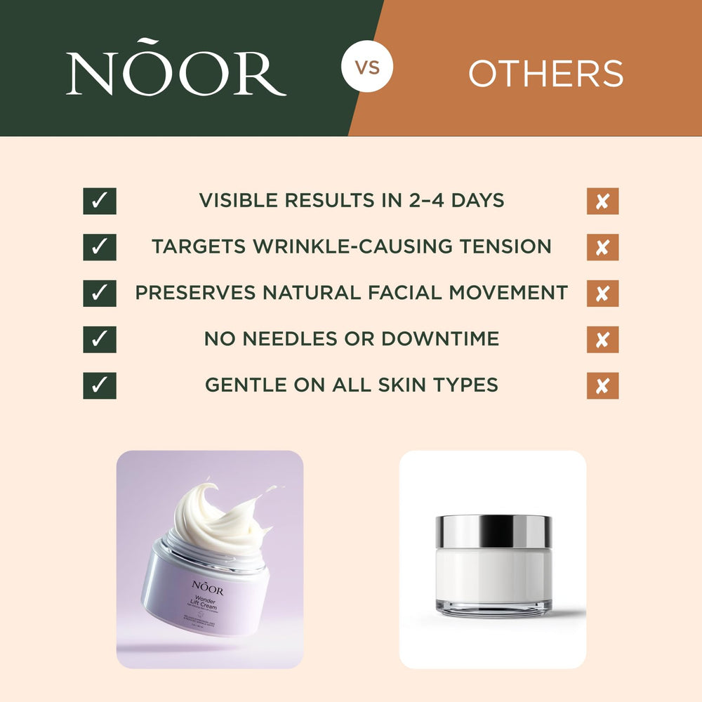Noor Hair Wonder Lift Cream hydration visible after application.