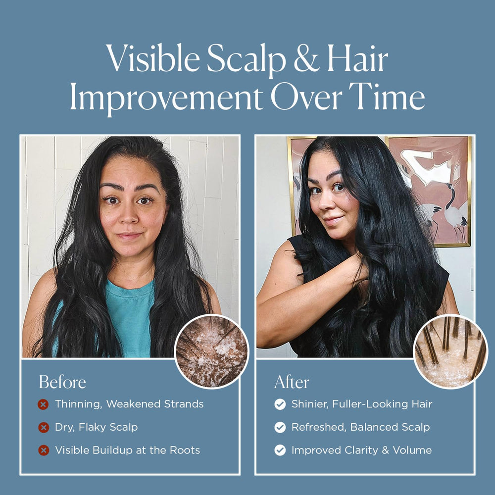 Nora Ross soft hair strands imply smoother, more manageable texture.
