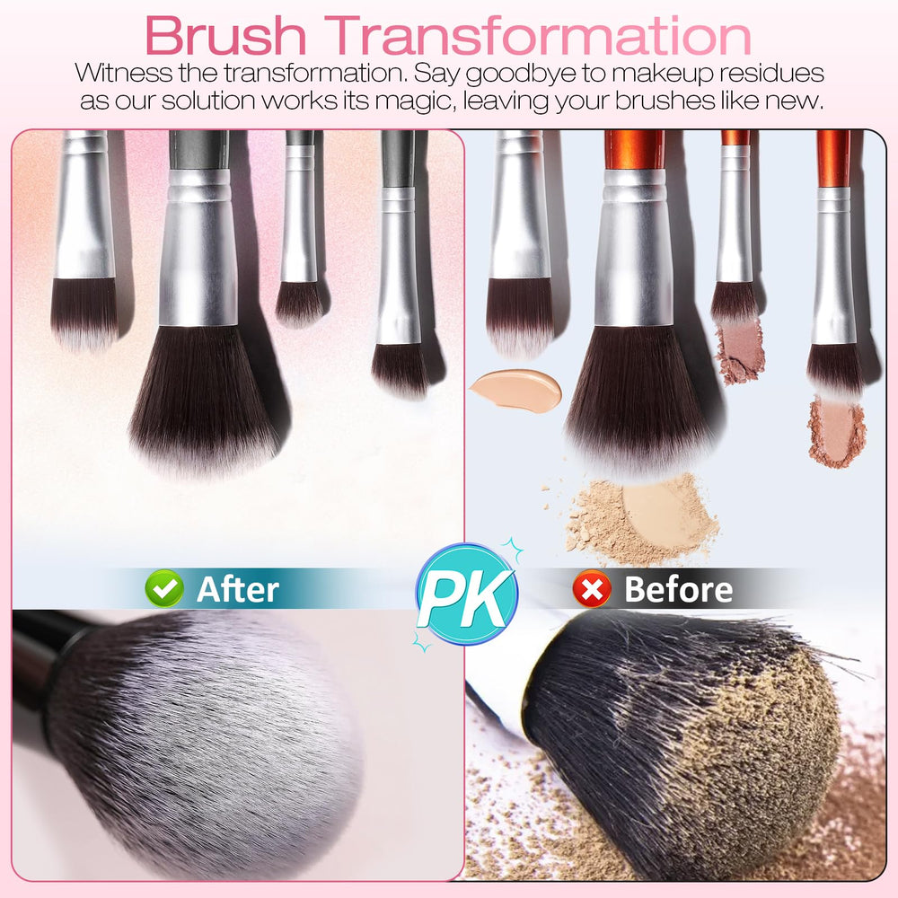 Norate cleanser on brush demonstrates gentle formula suitable for sensitive skin