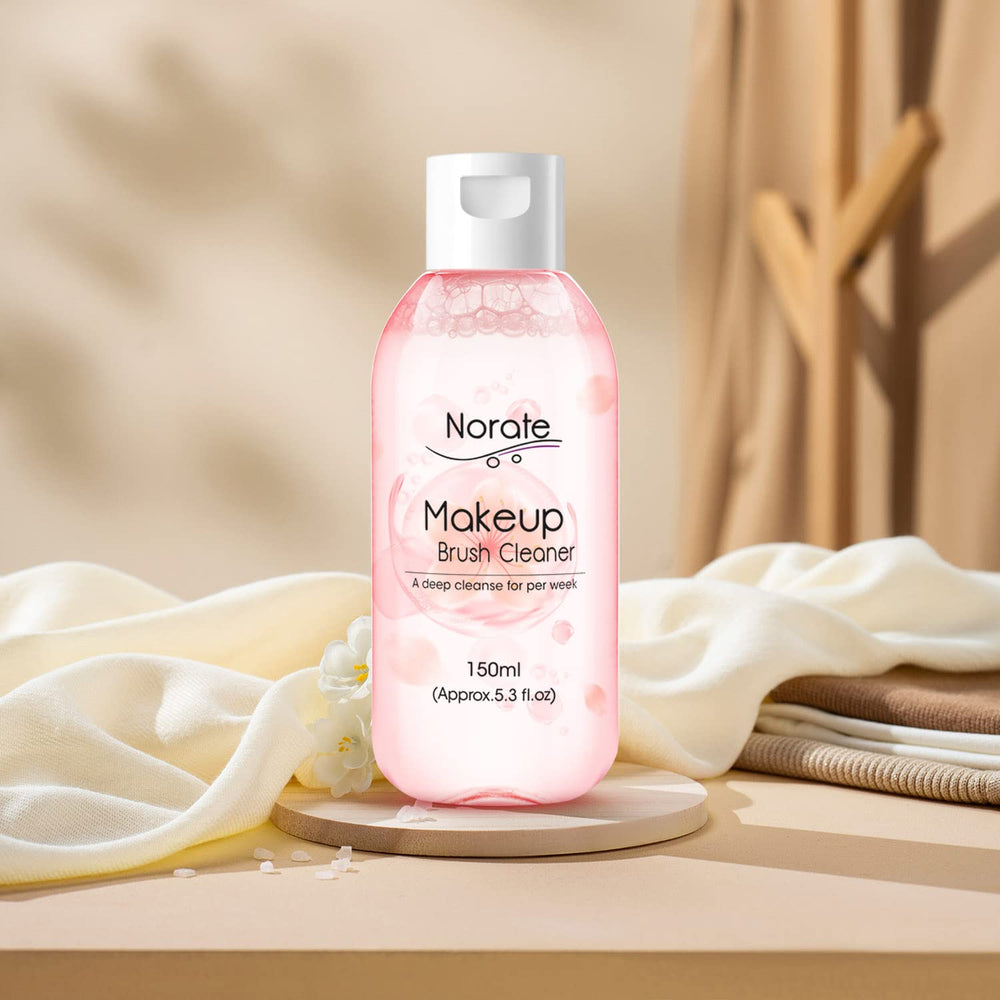 Norate cruelty-free logo signals ethical beauty care.