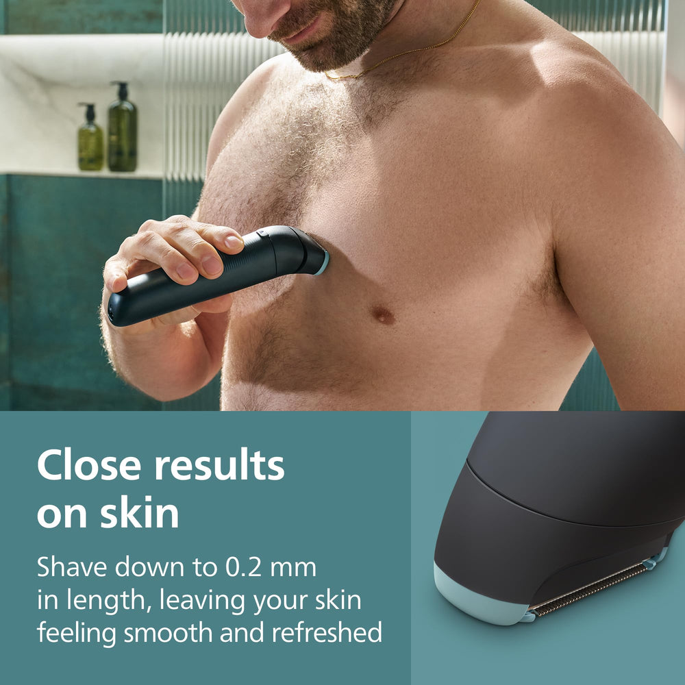 Norelco wet-dry compatible foil head for shower or dry use