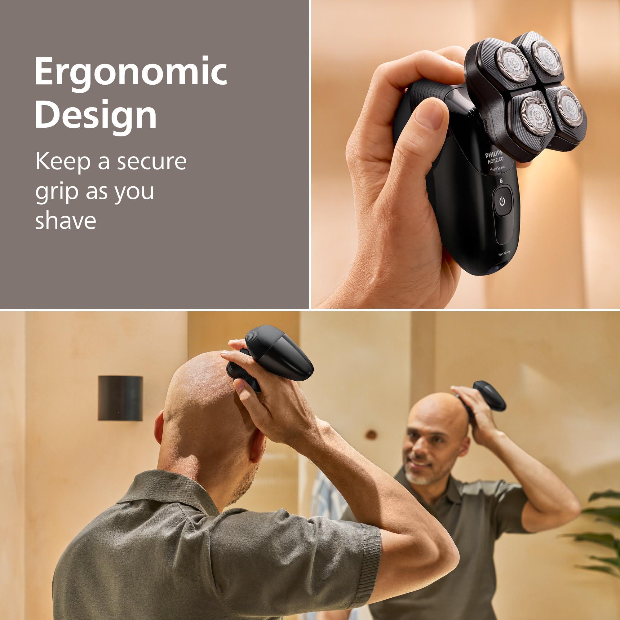 Norelco Pro 5000 cordless 60-minute shave on a full charge.