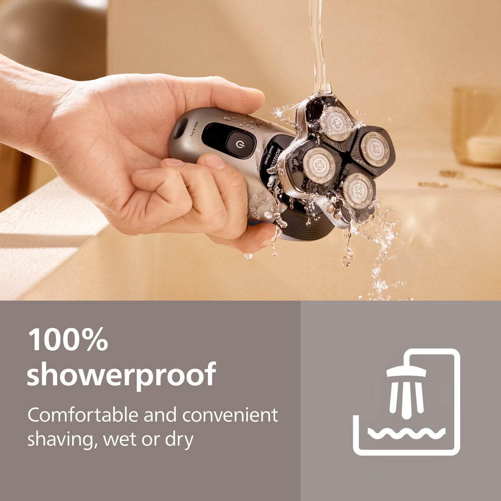 Rinsing station for quick post-shave cleaning