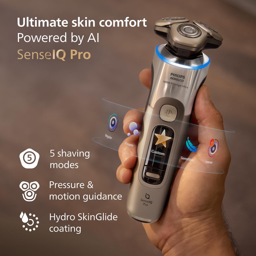 Wet and dry design for in-shower or quick morning use.