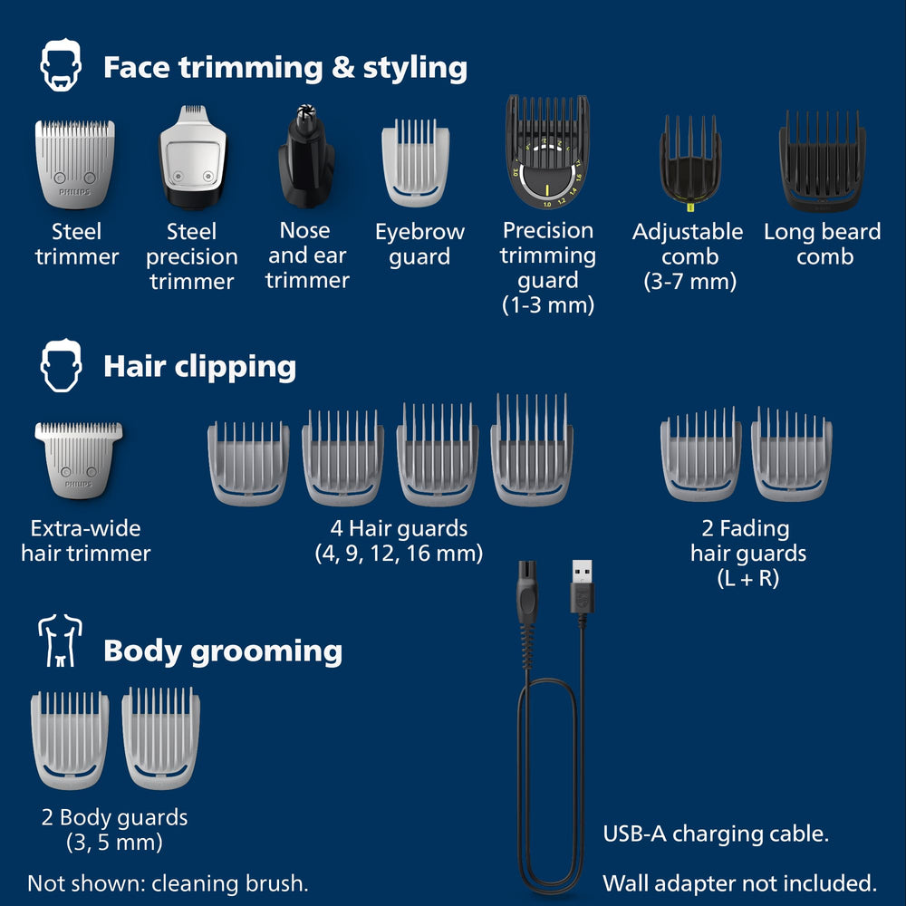 Norelco MG7910 beard-trimmer for precise facial shaping.
