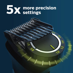 Norelco MG7910 hair-clipper for even, tidy head trims.