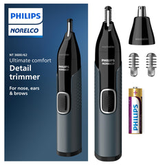 Norelco Nose Trimmer 3000 nose close-up for gentle, precise trimming.