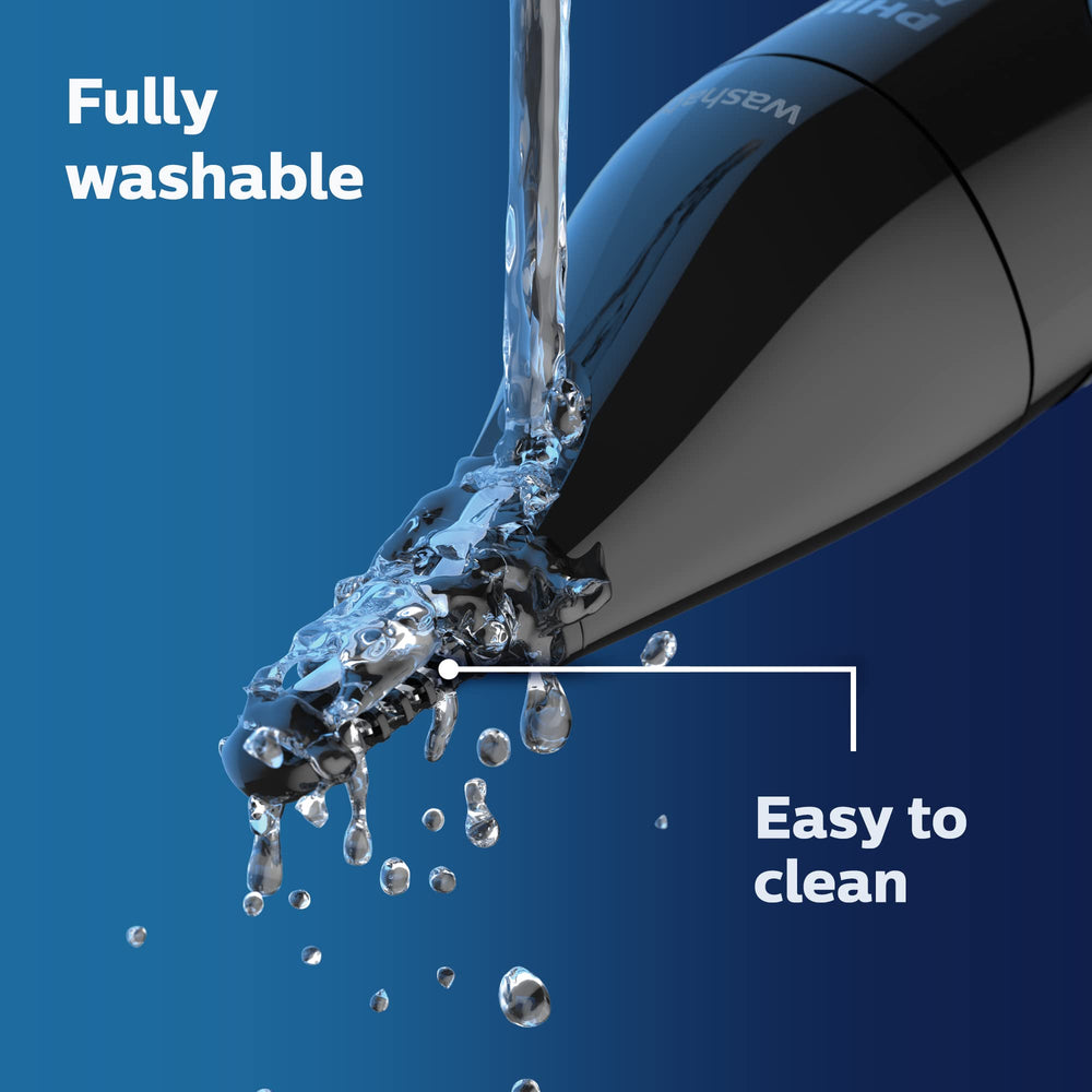 Norelco Nose Trimmer 3000 protective guard on skin barrier.