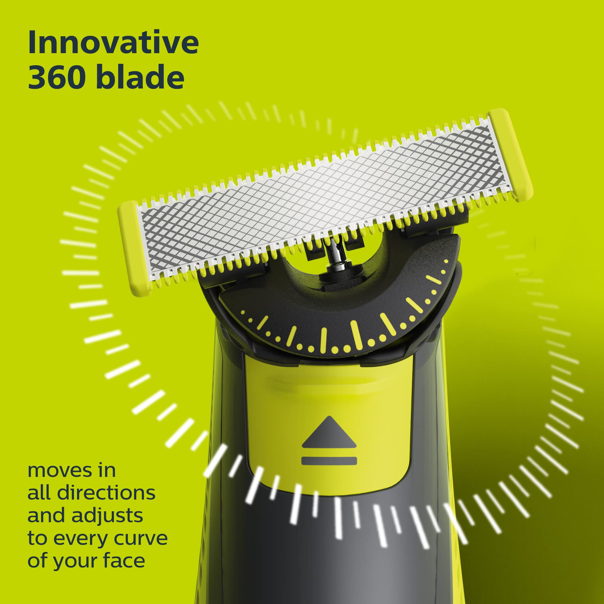 Norelco OneBlade replacement indicator icon signals blade change.