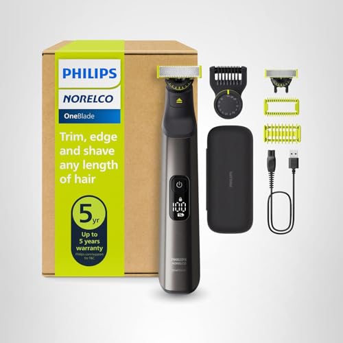 Norelco OneBlade 360 Pro stainless blade stays sharp for months