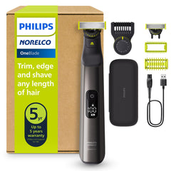 Norelco OneBlade 360 Pro Face plus Body set for precise trimming and shaving