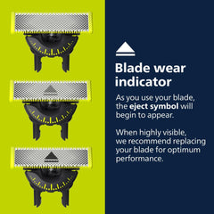 Norelco OneBlade 3mm body comb enables speedy trimming on larger areas.