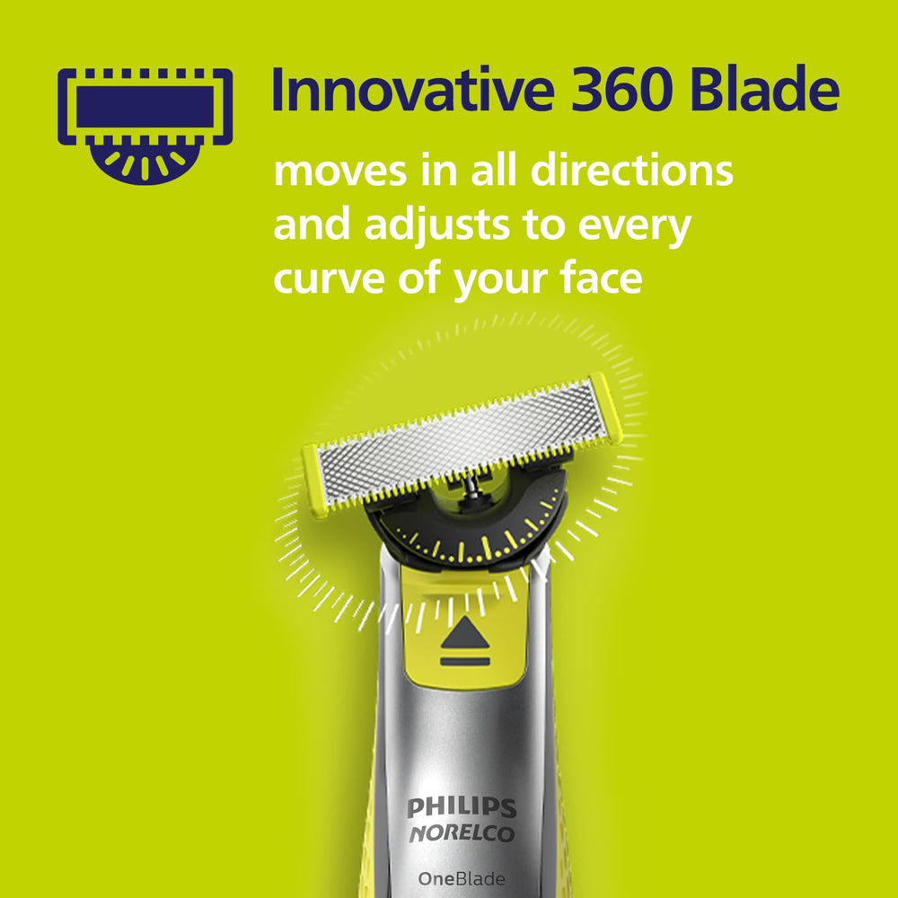 Norelco indicator shows when blades may need changing for best performance
