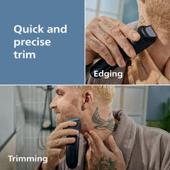 Norelco 3000 series dial shows 40 length settings for precise grooming options