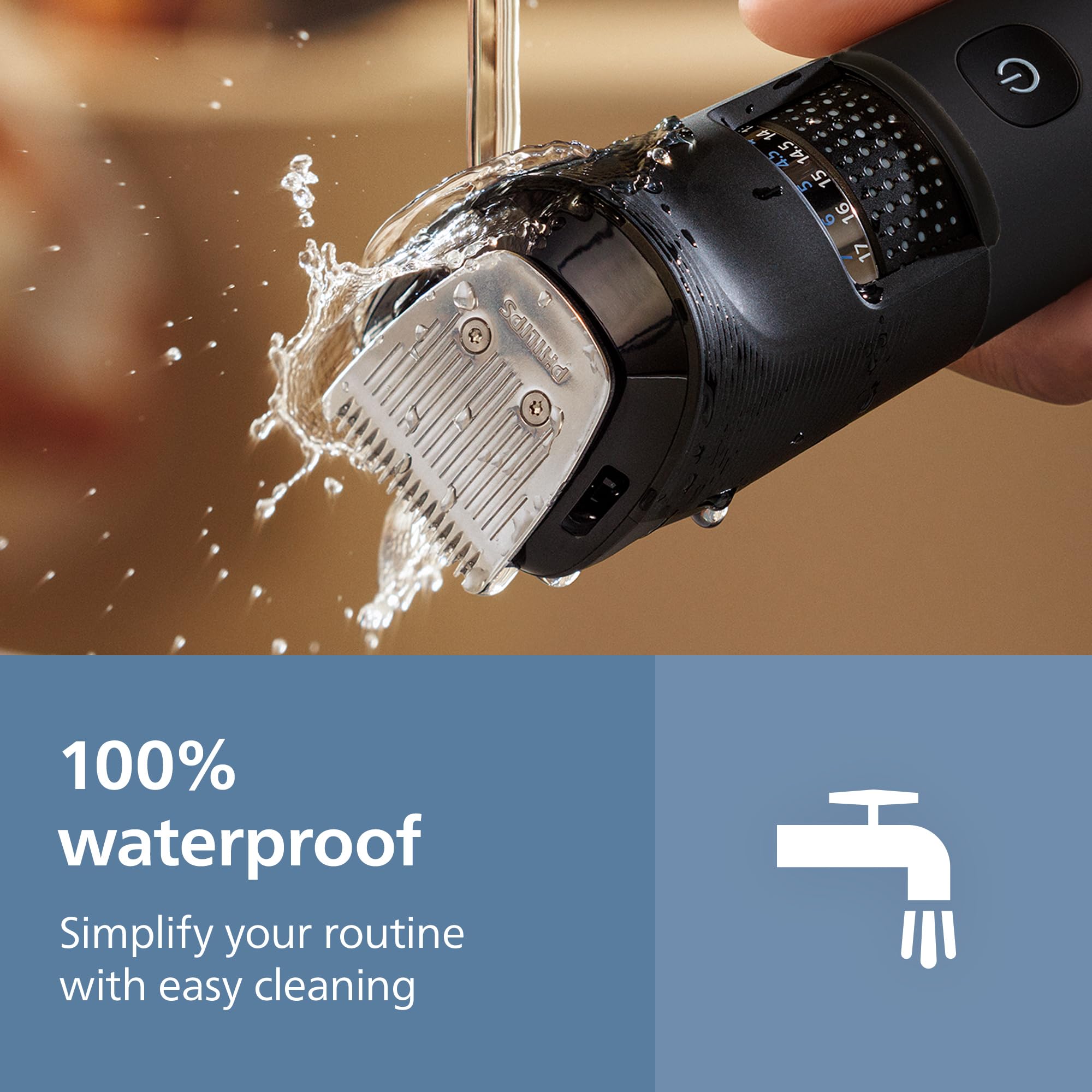 Norelco Beard Trimmer 5000 USB charging lets you groom anywhere with up to 100 minutes
