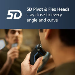 Norelco Shaver 3600 uses hypoallergenic steel for sensitive skin.