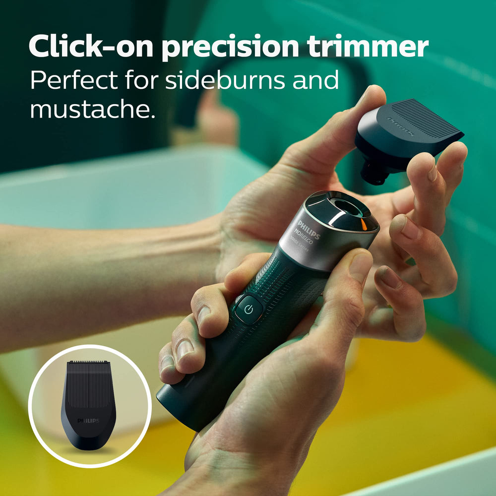 Norelco 5000X performs 55,000 cutting actions per minute for efficient hairs