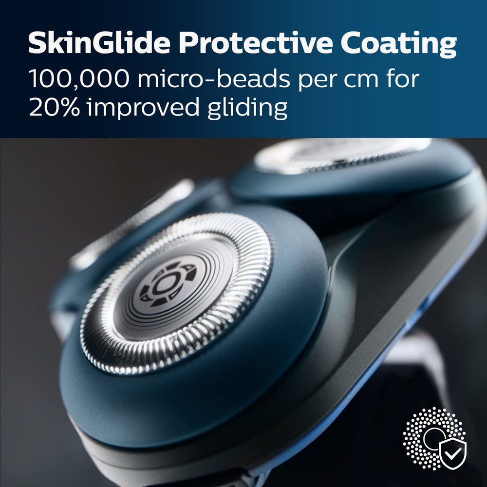 Norelco 5000X wet and dry use for versatile shaving in shower or dry mornings