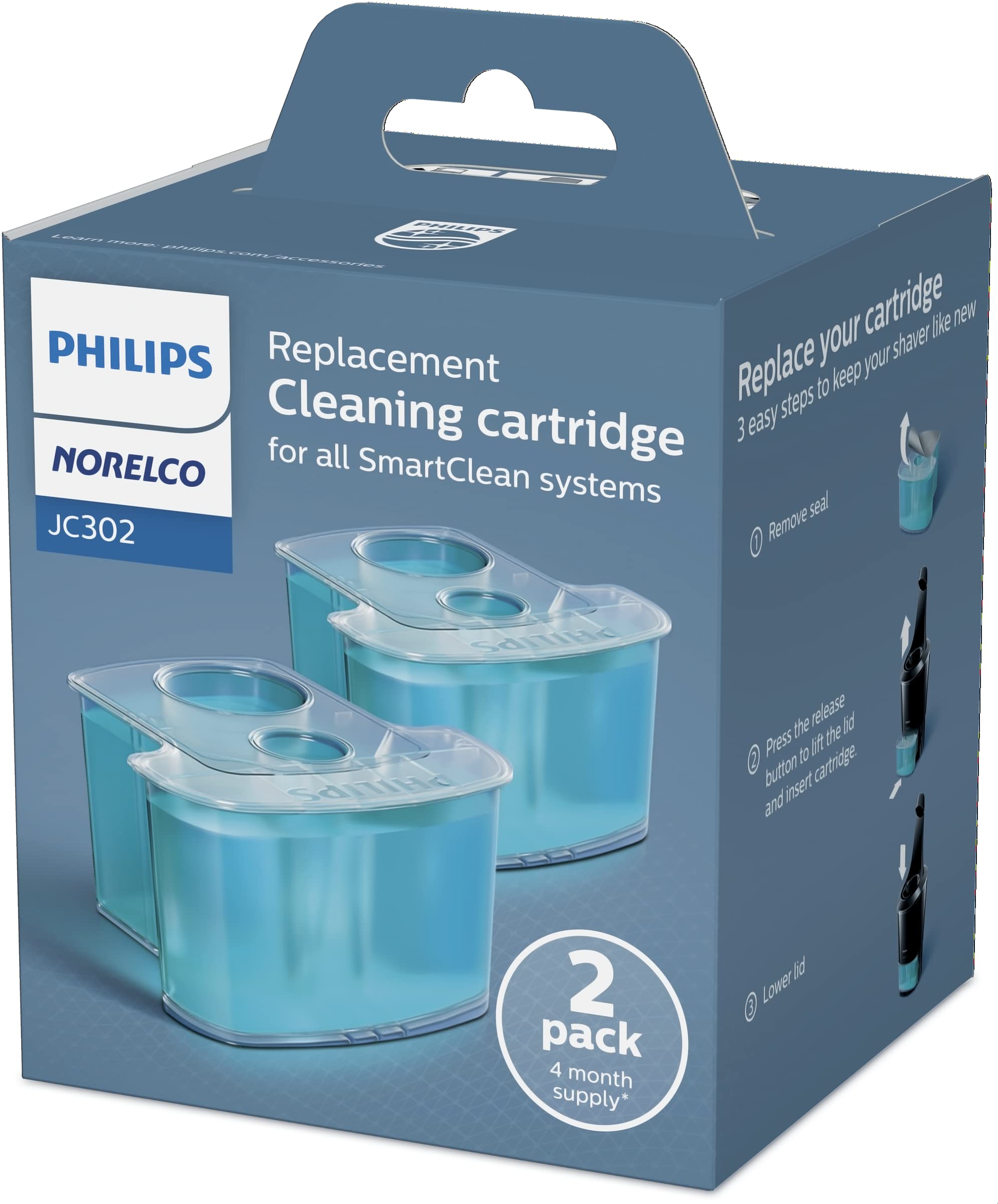 Each cartridge contains 5.75 fl oz of solution