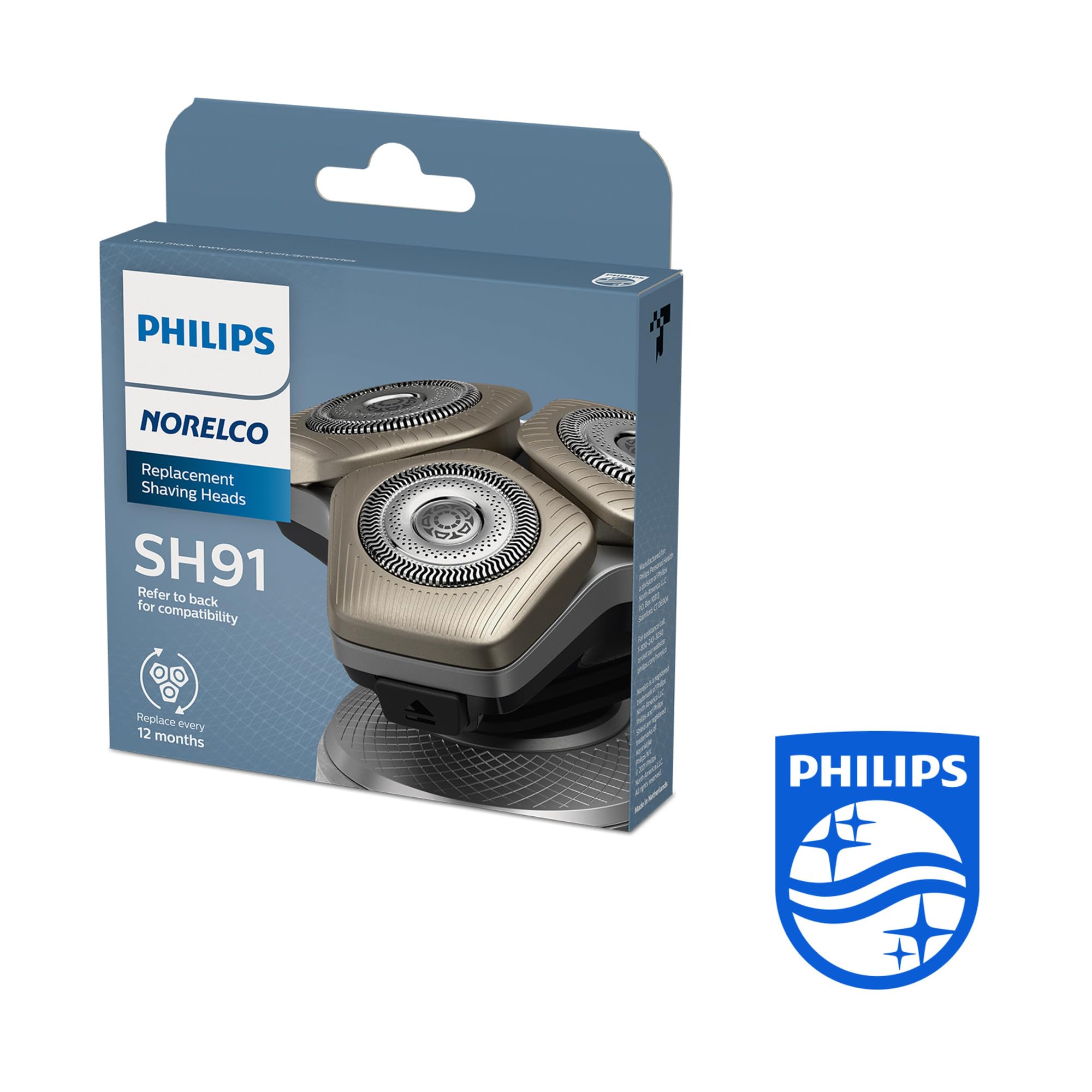 Easily swap heads to restore your shaver's performance on demand.