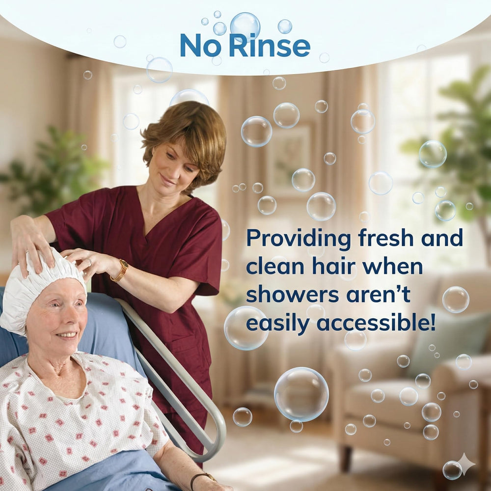 No-Rinse Cleanlife Cap: secado con toalla para cabello suave y manejable