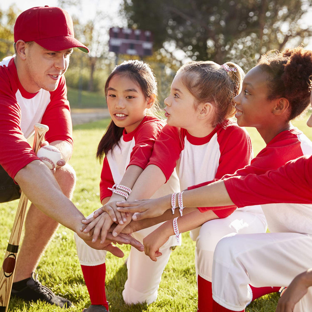 Norme baseball hair ties ideal for practice, games, or team events