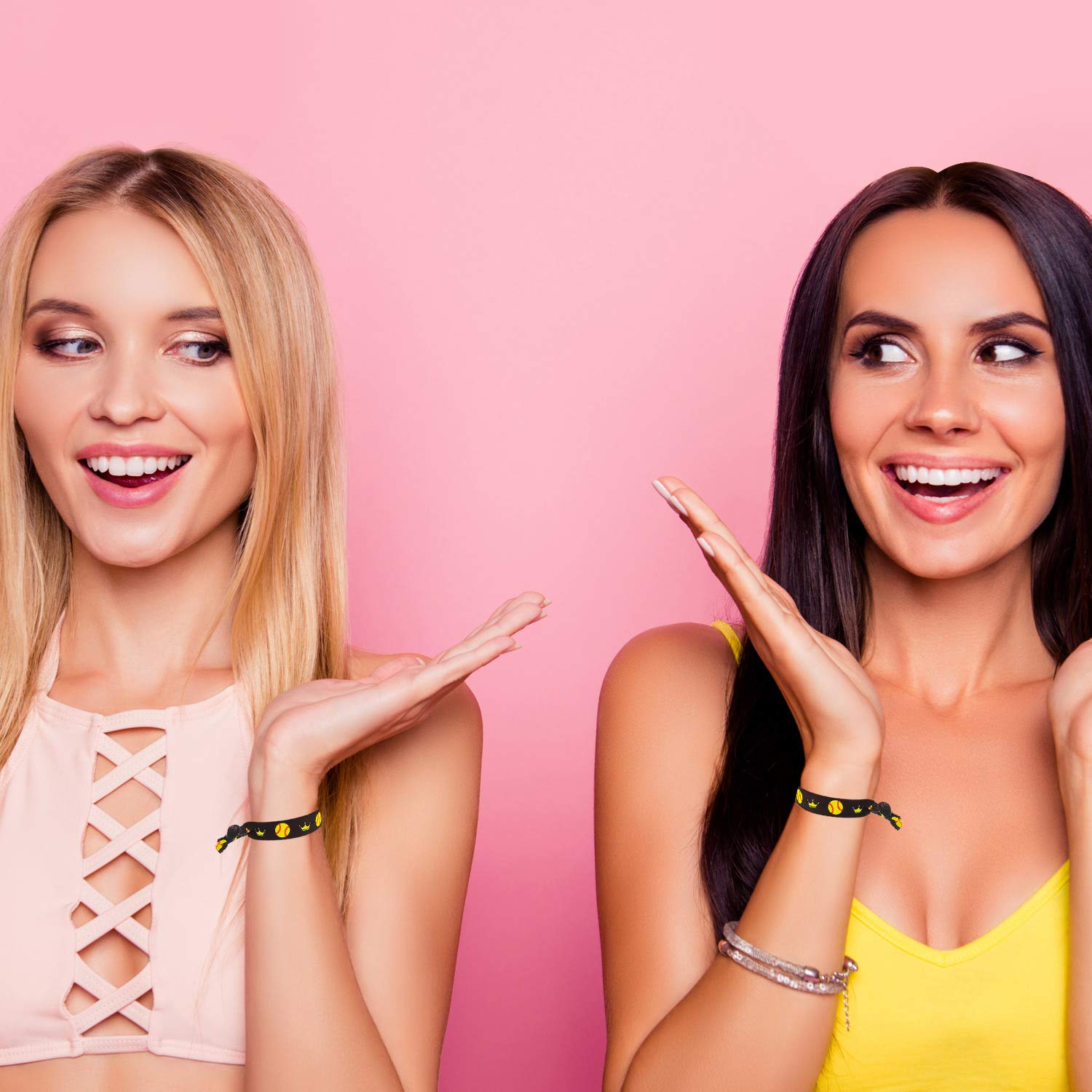 Norme hair ties measure about 4 inches in diameter for comfortable fit