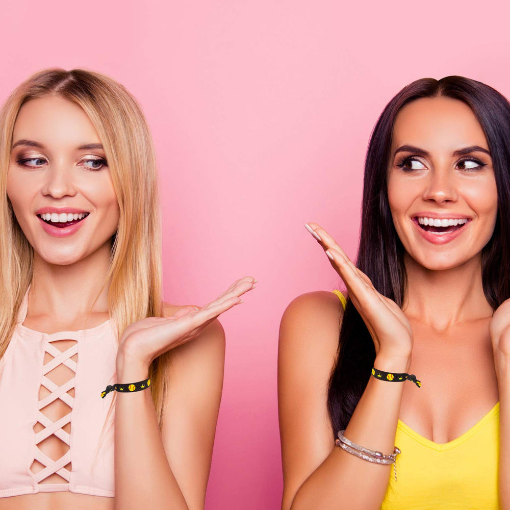 Norme hair ties measure about 4 inches in diameter for comfortable fit