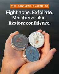 Norse Organics Premium Face Scrub powder – gentle exfoliation for refreshed, smooth skin.