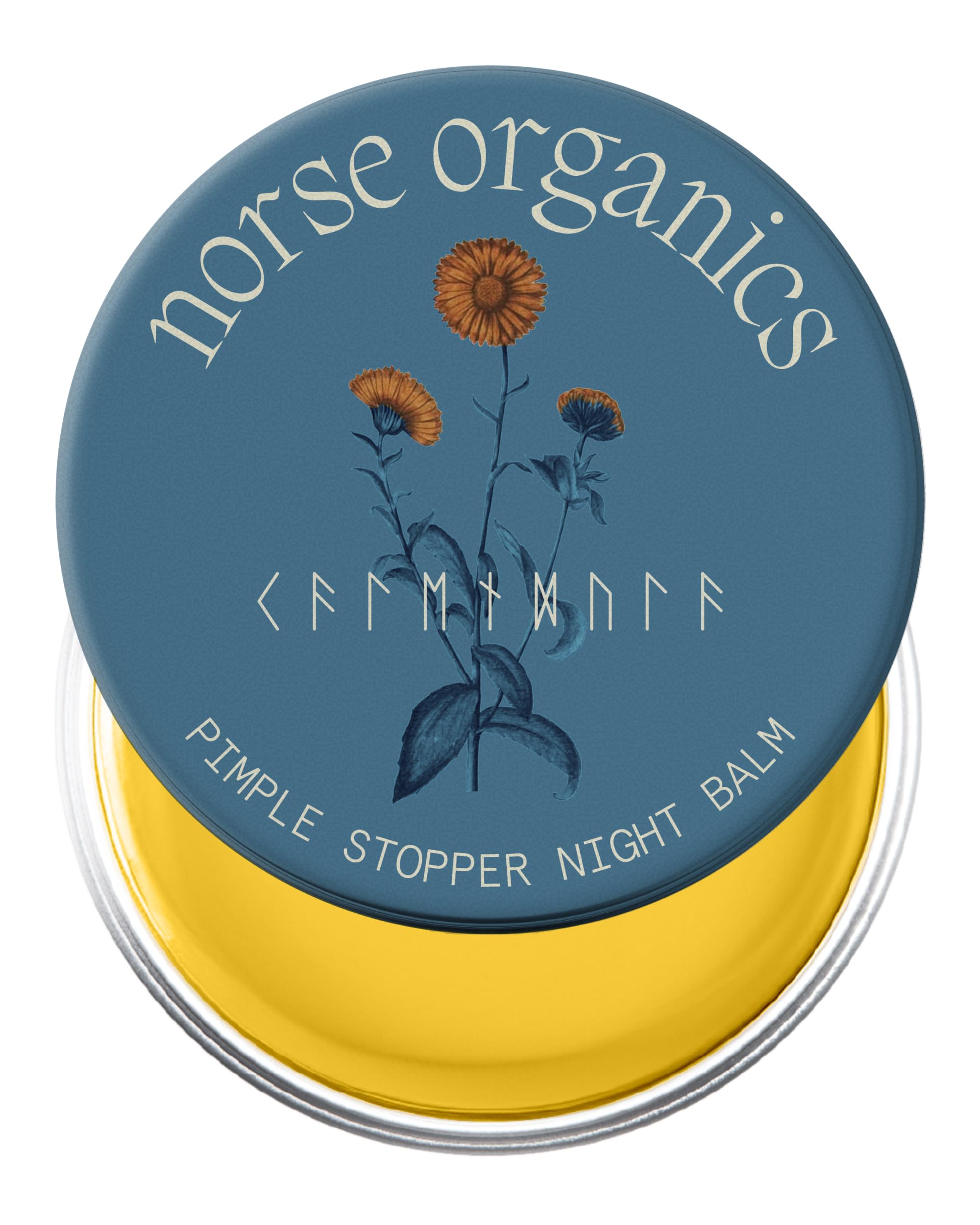 Norse Organics Pimple Stopper Night Balm bottle for overnight care