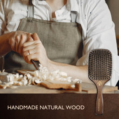 Norsewood ergonomic handle provides comfortable grip during styling