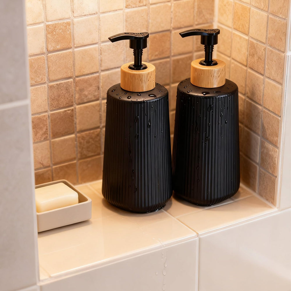 Nortsa Miira non-slip base ensures stability on bathroom or kitchen surfaces.