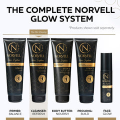 Norvell envase renovado con fórmula para bronceado natural