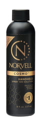 Norvell Cosmo bottle front view showing premium sunless tanning solution