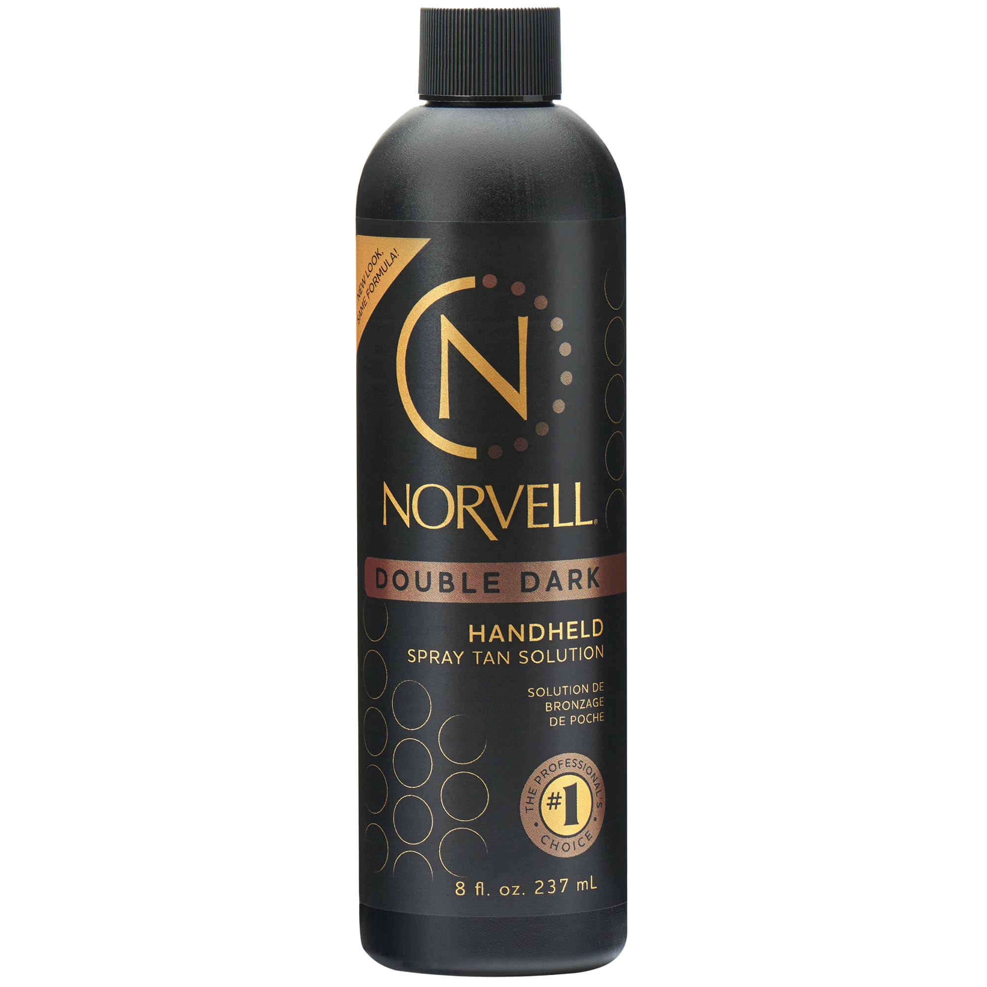Norvell Premium Spray Tan Double Dark bottle for professional bronzing.