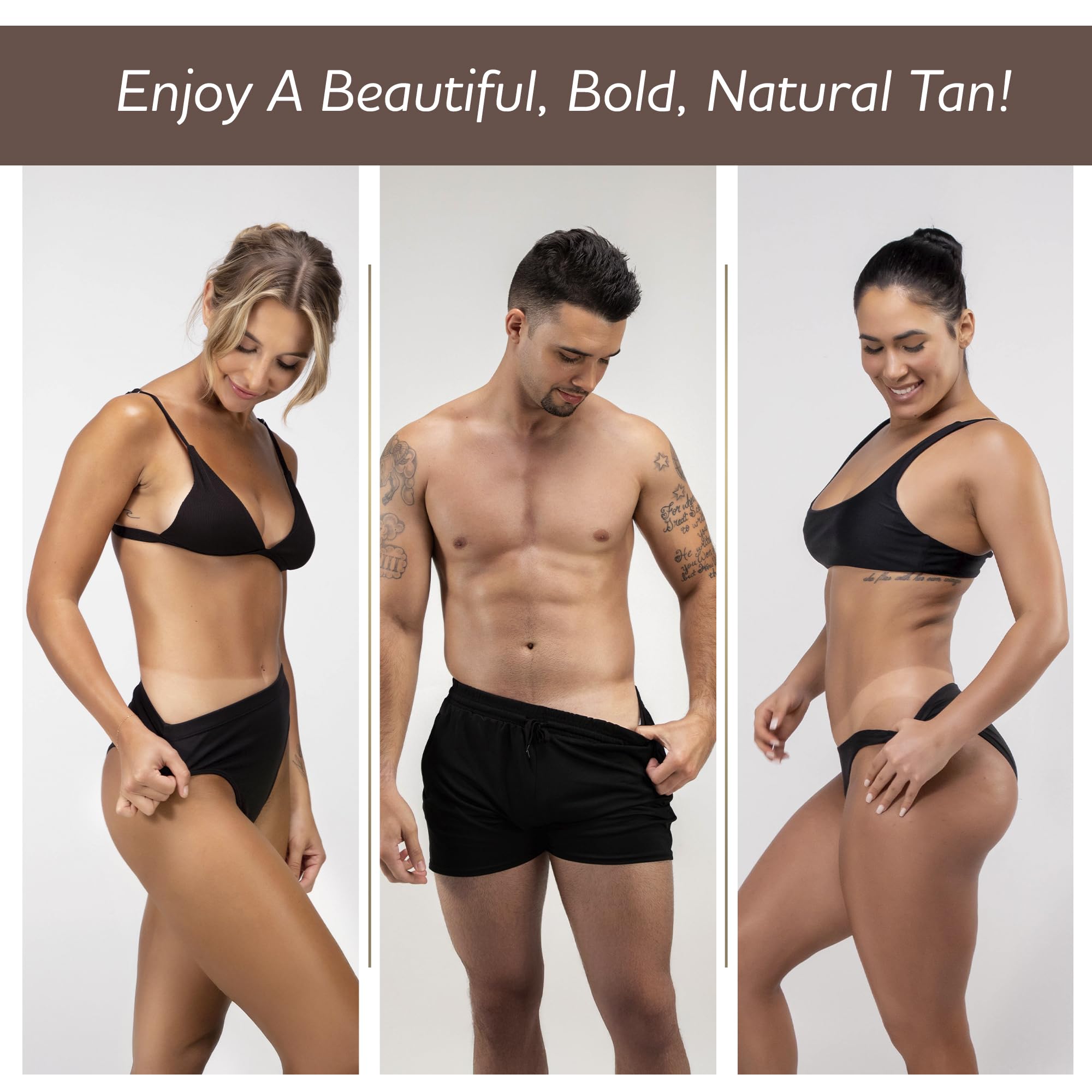Norvell Premium color swatches reveal deep, natural bronze tones.
