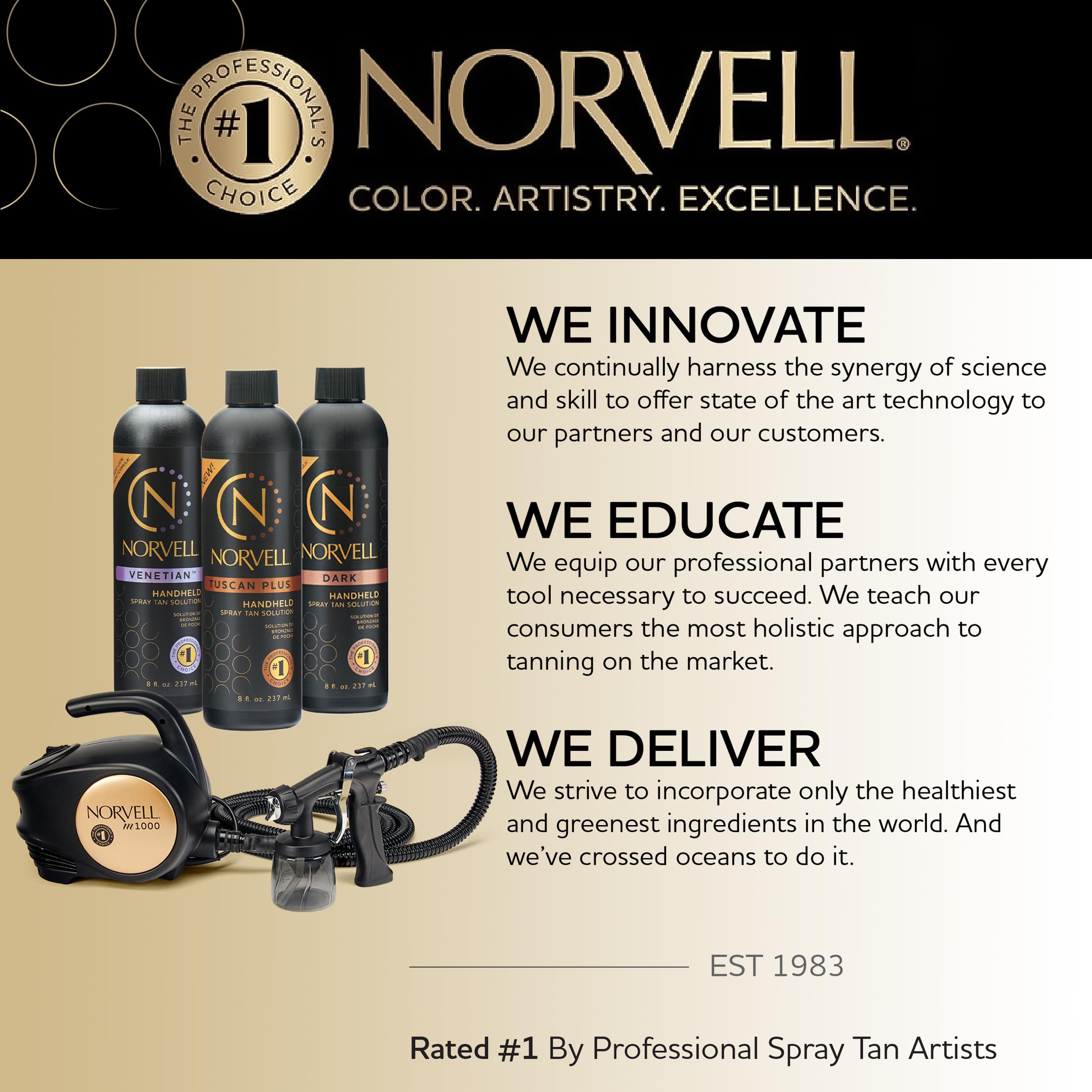 Norvell 10 ft quick-connect hose for easy setup