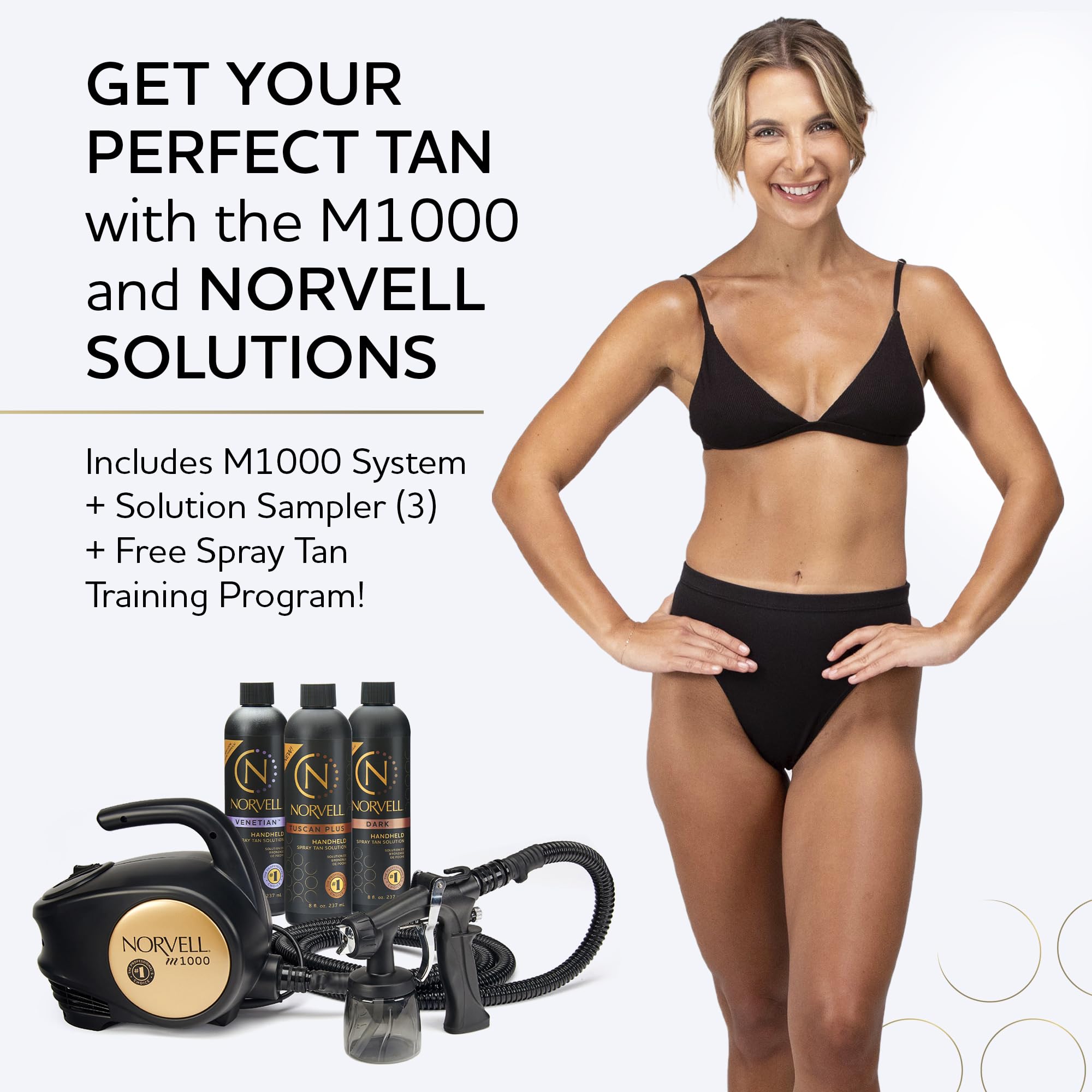 Norvell training program for professional sunless techniques