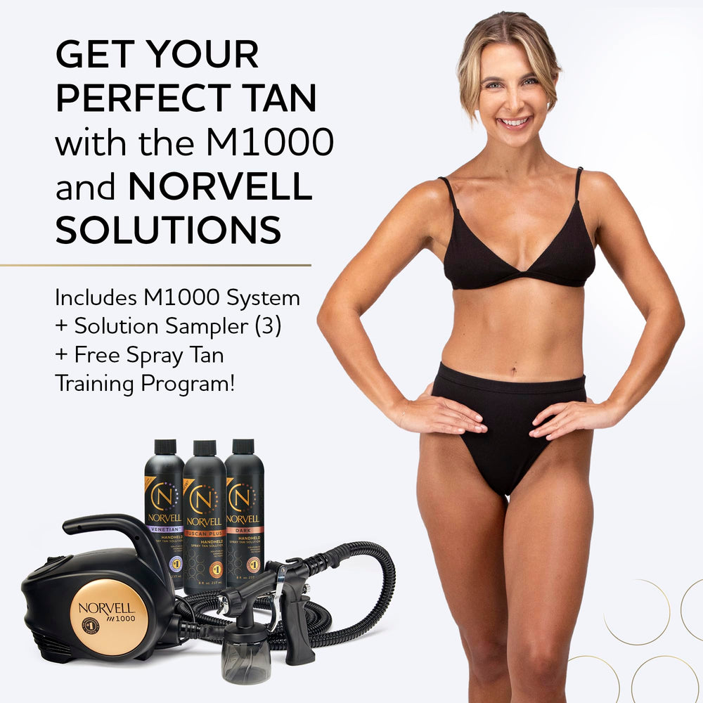 Norvell training program for professional sunless techniques