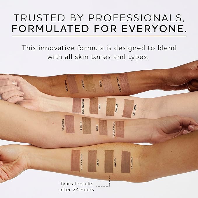 Norvell Venetian Mist packaging design highlighting bronzer finish