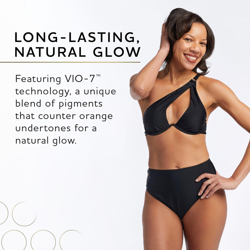 Norvell Venetian self-tanner mousse label close-up highlights bronzers and odor control