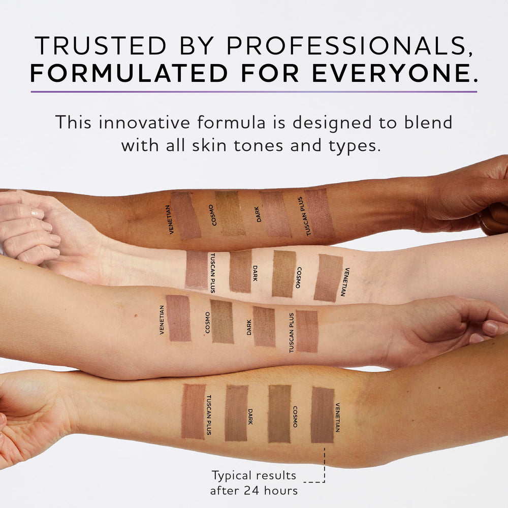 Norvell Venetian packaging highlights Vio7 technology for natural tones.